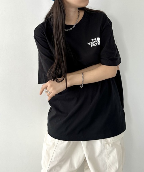THE NORTH FACE(ザノースフェイス)の「国内未発売 USモデル THE NORTH FACE(ザ・ノースフェイス)/バックプリント ボックスロゴ コットン 半袖 Tシャツ/M S/S BOX NSE TEE(Tシャツ/カットソー・レディース・ホワイト/ブラック系その他/ブラック/ネイビー/グリーン/パープル/ベージュ/グレー系その他/ブラック系その他2/ホワイト系その他/ブルー/カーキ/グレー・S/XL/XS/L/M)」の15枚目の写真