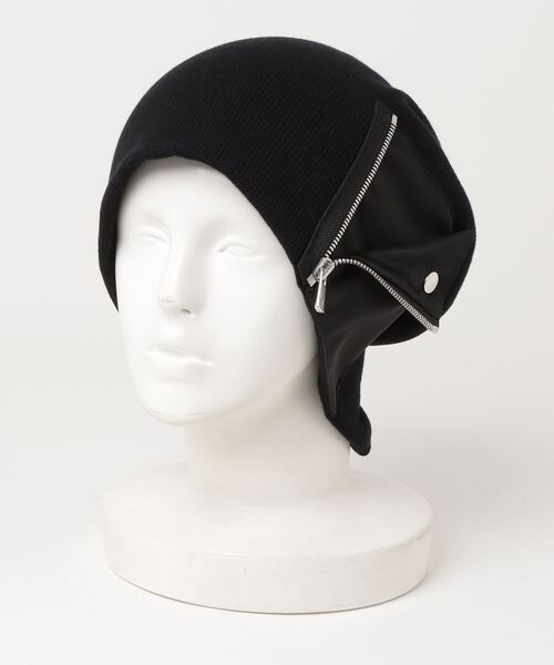 TORNADO MART(トルネードマート)の「TORNADO MART∴ライダースニットキャップ(ハット・メンズ・ブラック/グレー系その他2・F)」の10枚目の写真