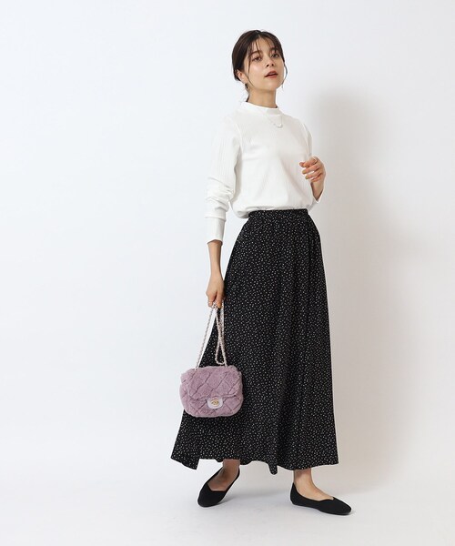 SHOO・LA・RUE（シューラルー）の「◆フェイクファーキルトショルダーバッグ（ショルダーバッグ・レディース・ベージュ/ライトパープル/ブラック・00）」の15枚目の写真