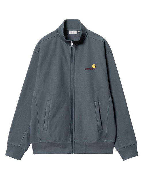 Carhartt WIP（カーハートダブリューアイピー）の「Carhartt WIP/カーハートダブリューアイピー AMERICAN SCRIPTJACKET スウェットジャケット ルーズフィット I031686（スウェット・メンズ・ダークオリーブ/ヘザーグレー/ダークグレー/ナチュラル/ブラック・XL/M/L/S）」の3枚目の写真