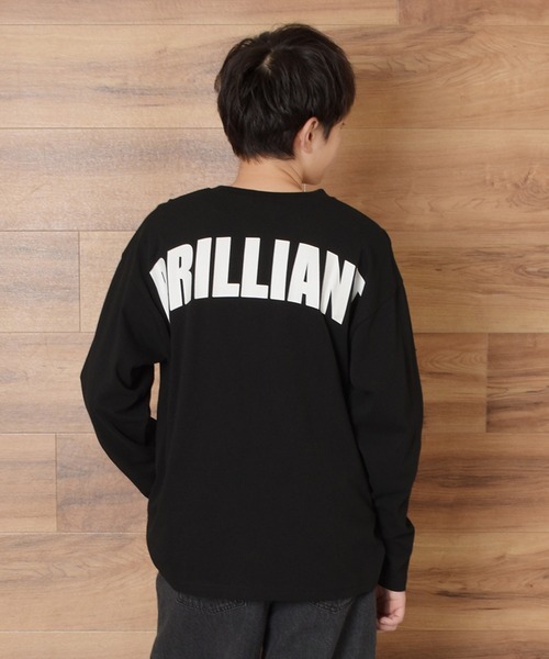 GLAZOS（グラソス）の「【WEB限定】【プチプラ】バックアソートプリント長袖Tシャツ（その他トップス・キッズ・グリーン/ダークグレー/ライトブルー/グレー系その他/ブルー/ホワイト/シルバーグレー/マルチ/ブラウン/グレー・140cm/170cm/160cm/130cm/150cm）」の4枚目の写真