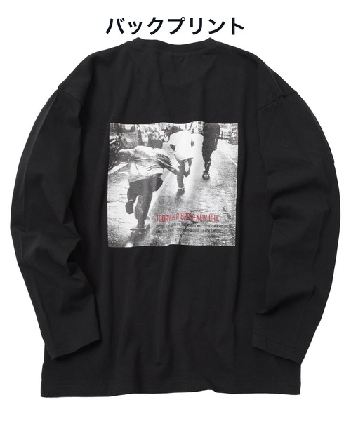 GLAZOS（グラソス）の「【WEB限定】【プチプラ】バックアソートプリント長袖Tシャツ（その他トップス・キッズ・グリーン/ダークグレー/ライトブルー/グレー系その他/ブルー/ホワイト/シルバーグレー/マルチ/ブラウン/グレー・140cm/170cm/160cm/130cm/150cm）」の10枚目の写真