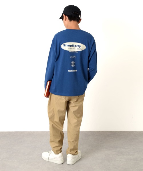 GLAZOS（グラソス）の「【WEB限定】【プチプラ】バックアソートプリント長袖Tシャツ（その他トップス・キッズ・グリーン/ダークグレー/ライトブルー/グレー系その他/ブルー/ホワイト/シルバーグレー/マルチ/ブラウン/グレー・140cm/170cm/160cm/130cm/150cm）」の13枚目の写真