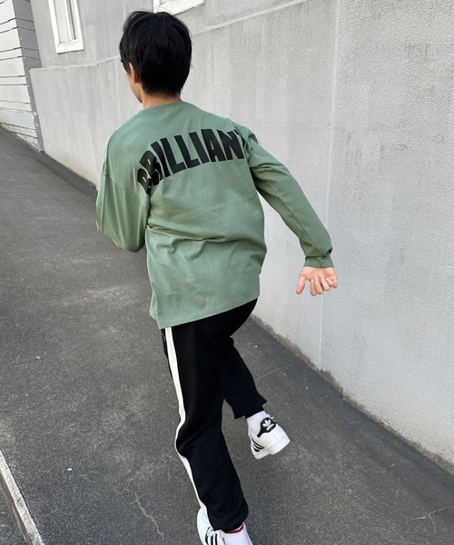 GLAZOS（グラソス）の「【WEB限定】【プチプラ】バックアソートプリント長袖Tシャツ（その他トップス・キッズ・グリーン/ダークグレー/ライトブルー/グレー系その他/ブルー/ホワイト/シルバーグレー/マルチ/ブラウン/グレー・140cm/170cm/160cm/130cm/150cm）」の11枚目の写真