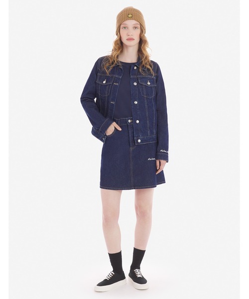 Maison Kitsune（メゾンキツネ）の「TRUCKER DENIM JACKET（デニムジャケット・レディース・ブルー系その他・M/S/L）」の4枚目の写真