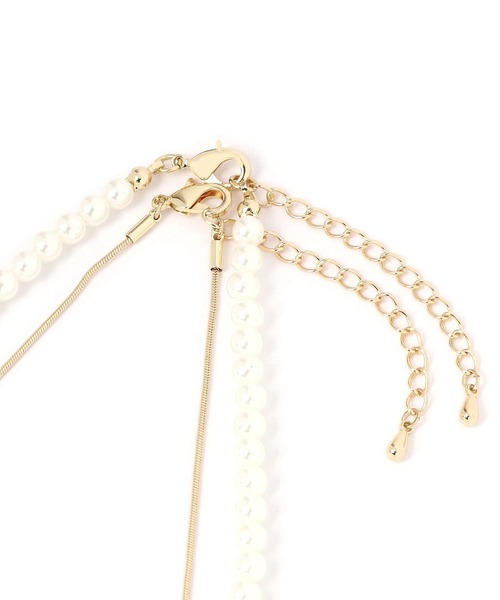 GLOBAL WORK Smile Seed Store（グローバルワーク スマイルシードストア）の「2WAYパールネックレス/188573（ネックレス・レディース・ホワイト系その他2/ホワイト・FREE）」の6枚目の写真