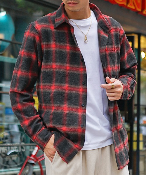 ELECTRIC COTTAGE ブロックチェック ラインネルシャツ 90Sアーカイブ エレクトリックコテージ ELECTRIC COTTAGE ブロック