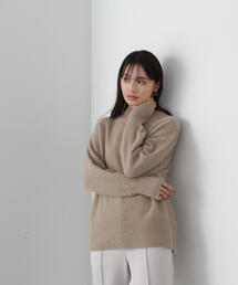NATURAL BEAUTY BASIC | ◇ハンドウォッシャブルシリーズ モックネックニット(ニット/セーター)