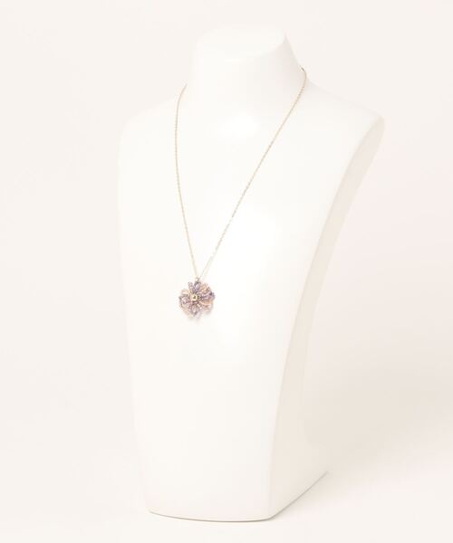 チチカカ（チチカカ）の「ビーズフロルネックレス（ネックレス・レディース・パープル/ブルー・FREE）」の11枚目の写真