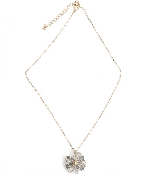 チチカカ（チチカカ）の「ビーズフロルネックレス（ネックレス・レディース・パープル/ブルー・FREE）」の6枚目の写真