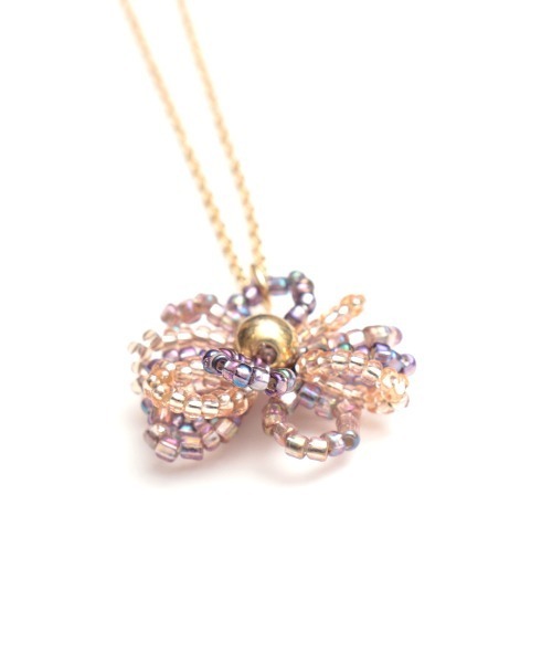 チチカカ（チチカカ）の「ビーズフロルネックレス（ネックレス・レディース・パープル/ブルー・FREE）」の8枚目の写真