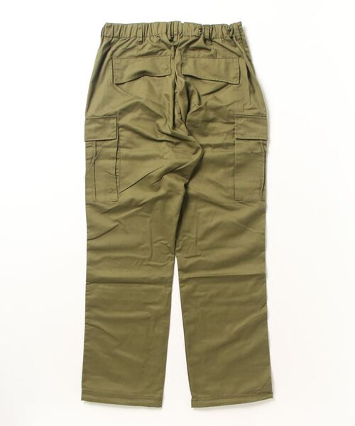 ARCADE（アーケード）の「カーゴパンツ メンズ 裾ドローコード ウェストフリー ミリタリーデザイン（カーゴパンツ・メンズ・ベージュ/カーキ/ホワイト/ブラック・L/XL/M）」の6枚目の写真