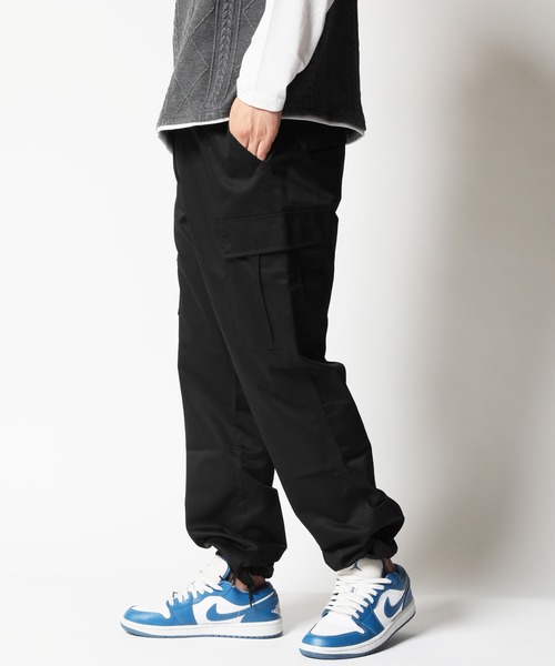 ARCADE（アーケード）の「カーゴパンツ メンズ 裾ドローコード ウェストフリー ミリタリーデザイン（カーゴパンツ・メンズ・ベージュ/カーキ/ホワイト/ブラック・L/XL/M）」の21枚目の写真