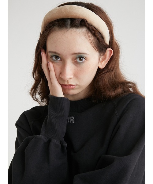 FURFUR（ファーファー）の「クリスタルFURロゴカチューシャ（カチューシャ・レディース・キャメル/ブラック/ピンク・FREE）」の10枚目の写真