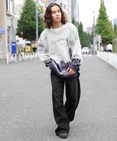 WEGO（ウィゴー）の「WEGO/モヘアライクシティプルオーバー（ニット/セーター・メンズ・その他3/その他2/その他1・LARGE/MEDIUM）」の4枚目の写真