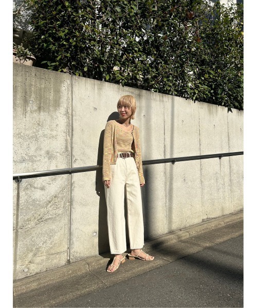 BLACK BY MOUSSY(ブラックバイマウジー)の「undulation buckle belt(アンジュレーションバックルベルト)(ベルト・レディース・ブラック/ブラウン・FREE)」の13枚目の写真
