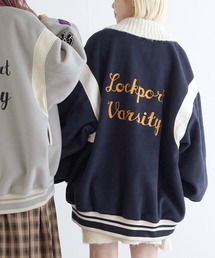 w closet | ワッペン刺繍スタジャン(スタジャン)