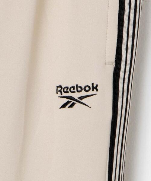 Reebok（リーボック）の「∴WEGO/別注Reebok サイドライントラックパンツ（スウェットパンツ・レディース・ベージュ/ブラック・FREE）」の4枚目の写真