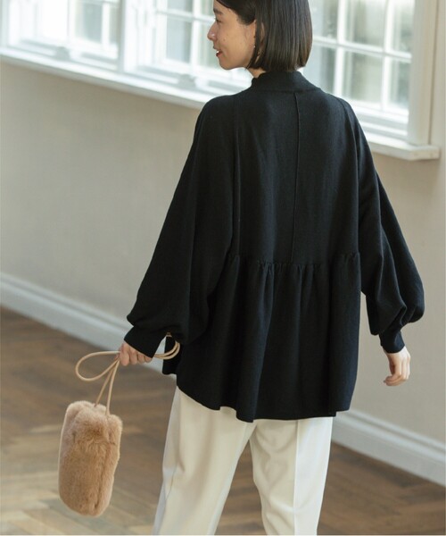 OPAQUE.CLIP（オペークドットクリップ）の「◆フェイクファーミニポシェット（ショルダーバッグ・レディース・チャコールグレー/オフホワイト/グリーン/サンドベージュ・00）」の19枚目の写真