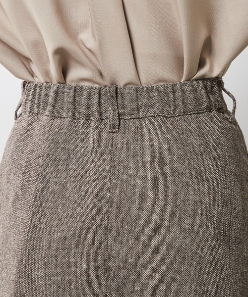 CHIC STYLE（シックスタイル）の「 ツイードフレアマキシスカート ＜大きいサイズ有＞シックスタイル（スカート・レディース・ブラウン系/グレー系・M/L/LL/3L/4L/5L）」の17枚目の写真
