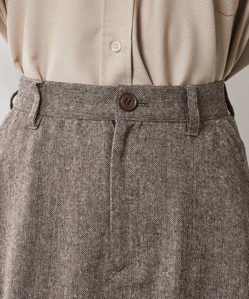 CHIC STYLE（シックスタイル）の「 ツイードフレアマキシスカート ＜大きいサイズ有＞シックスタイル（スカート・レディース・ブラウン系/グレー系・M/L/LL/3L/4L/5L）」の18枚目の写真