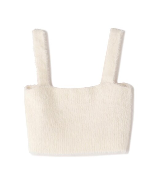 FREE'S MART（フリーズマート）の「◇シャギービスチェ（ベスト・レディース・ホワイト/ブラウン/ブラック・FREE）」の19枚目の写真