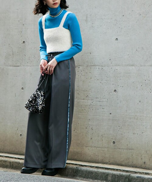 FREE'S MART（フリーズマート）の「◇シャギービスチェ（ベスト・レディース・ホワイト/ブラウン/ブラック・FREE）」の21枚目の写真