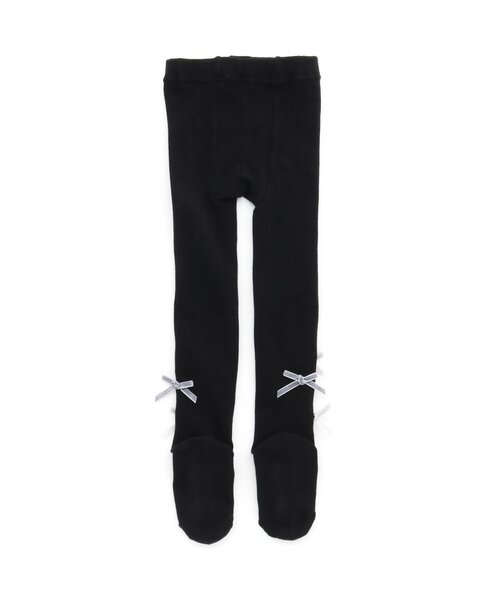 apres les cours（アプレレクール）の「リボン付きタイツ（タイツ/ストッキング・キッズ・ブラック/アイボリー/ピンク・90/140/120/100/110）」の8枚目の写真