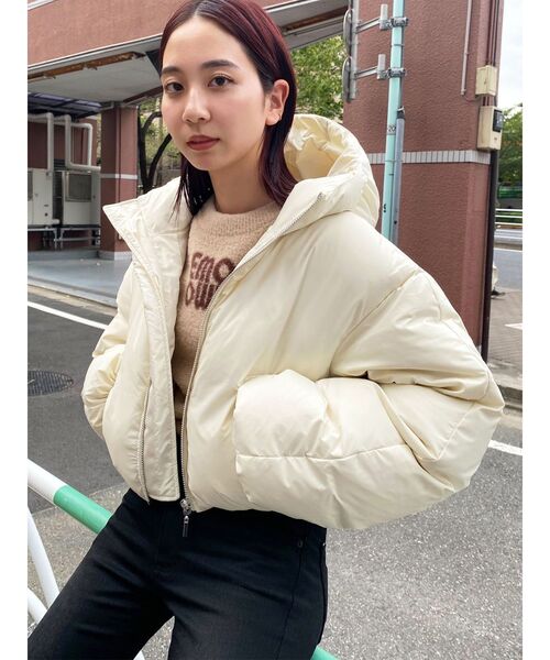 EMODA(エモダ)の「ジャガードロゴニット(ニット/セーター・レディース・ブルー/レッド/ブラック/ベージュ・FREE)」の9枚目の写真