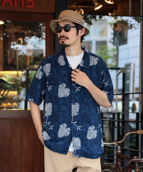 値下げ‼️ レアカラー REMI RELIEF × BEAMS PLUS 別注 セール】REMI RELIEF × BEAMS PLUS / 別注 Cut Jacquard Aloha