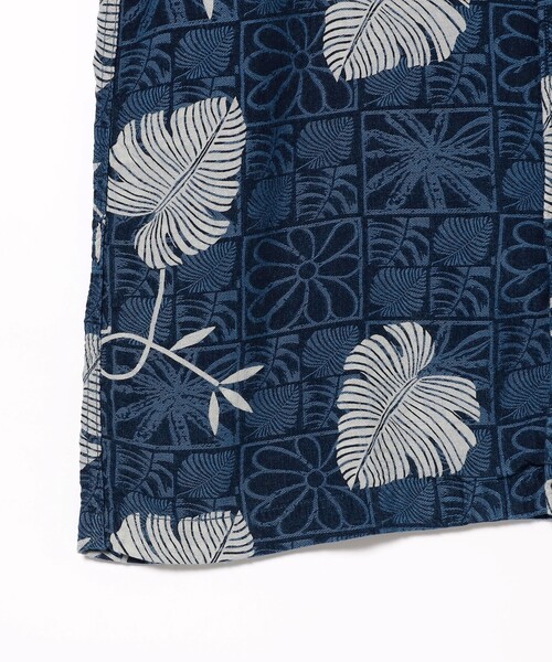 REMI RELIEF（レミレリーフ）の「REMI RELIEF × BEAMS PLUS / 別注 Cut Jacquard Aloha Shirt（シャツ/ブラウス・メンズ・ブルー・X-LARGE/LARGE/MEDIUM/SMALL）」の13枚目の写真