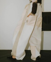 Knuth Marf | 【Knuth Marf/クヌースマーフ】twobuckles patchwork denim/2バックルパッチワークデニム(デニムパンツ)