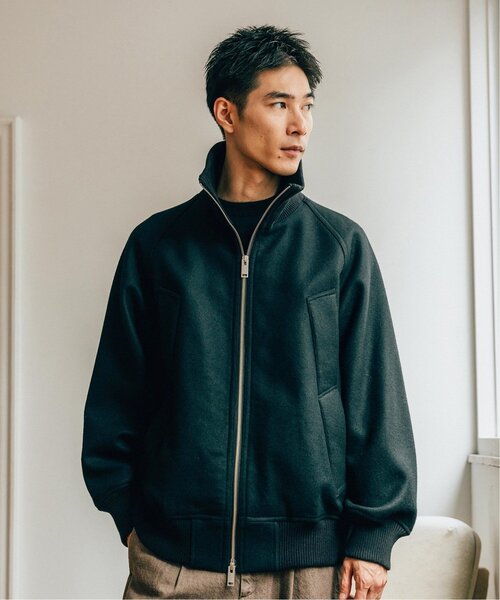 EDIFICE(エディフィス)の「SUPER 110’s ブレンド メルトン リブブルゾン(その他アウター・メンズ・ネイビー/グレー・MEDIUM/LARGE)」の20枚目の写真