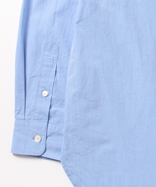 BEAMS(ビームス)の「BEAMS / プルオーバー ロング ノーカラーシャツ(シャツ/ブラウス・メンズ・サックスブルー/ネイビー/ホワイト・SMALL/MEDIUM/LARGE)」の15枚目の写真