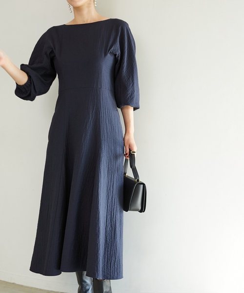 美品✨ヴェルメイユパーイエナ ロングワンピース フレア ブラウン 2025年最新】VERMEIL par iena レディース ロングワンピースの