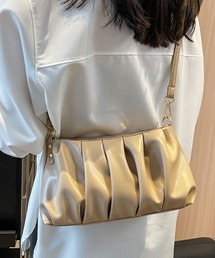 プリーツショルダーバッグ