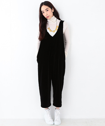 Ray BEAMS | ☆■Ray BEAMS / ベッチン ワイド オールインワン(サロペット/オーバーオール)