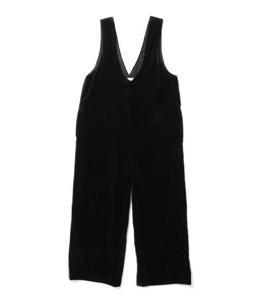Ray BEAMS（レイビームス）の「Ray BEAMS / ベッチン ワイド オールインワン（サロペット/オーバーオール・レディース・シルバー/ブラック・0/1）」の12枚目の写真