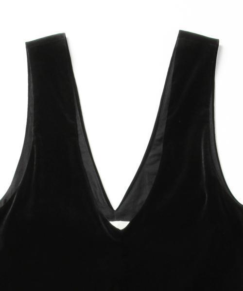 Ray BEAMS（レイビームス）の「Ray BEAMS / ベッチン ワイド オールインワン（サロペット/オーバーオール・レディース・シルバー/ブラック・0/1）」の8枚目の写真