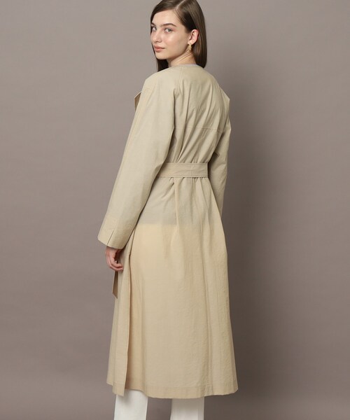 DRESSTERIOR ドレステリア　ノーカラー　ロングコート DRESSTERIOR（ドレステリア）の「◇ノーカラーエアリーコート