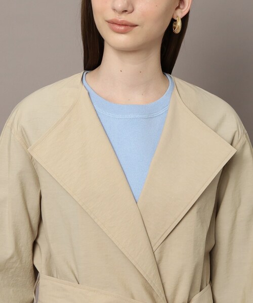 DRESSTERIOR ドレステリア　ノーカラー　ロングコート DRESSTERIOR（ドレステリア）の「◇ノーカラーエアリーコート