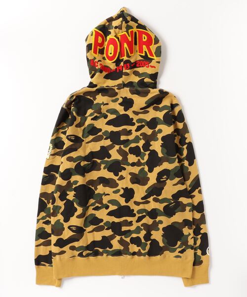 A BATHING APE（アベイシングエイプ）の「1ST CAMO 2ND SHARK FULL ZIP HOODIE（パーカー・メンズ・グリーン/イエロー・LARGE/X-LARGE/XX-LARGE/MEDIUM）」の9枚目の写真