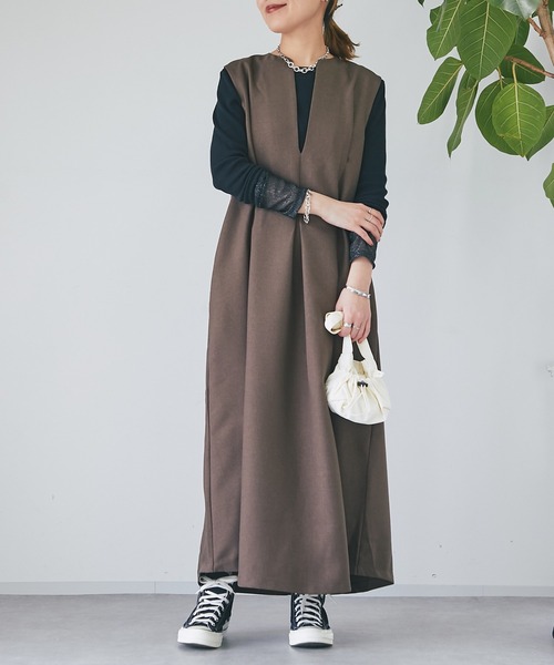 un dix cors（アンディコール）の「ドロストリングミニショルダー（ショルダーバッグ・レディース・アイボリー/ブラック/グリーン・FREE）」の17枚目の写真