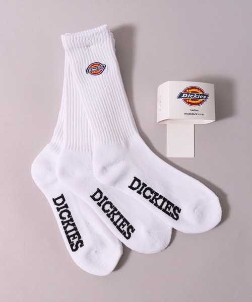 Dickies(ディッキーズ)の「(GA)【Dickies】【3足セット】ブランドロゴマーク クルーソックス(ソックス/靴下・メンズ・ブラック/オフホワイト/ホワイト・23-25cm/25-27CM)」の4枚目の写真