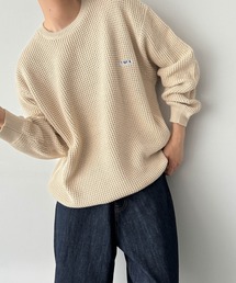 CANAL JEAN（キャナルジーン）の「choice_cnl　サーマルクルーネックニット（ニット/セーター・メンズ）」