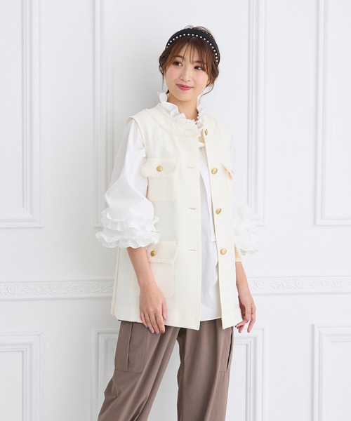 Rose Tiara（ローズティアラ）の「ツイードジレ（ベスト）」 - WEAR