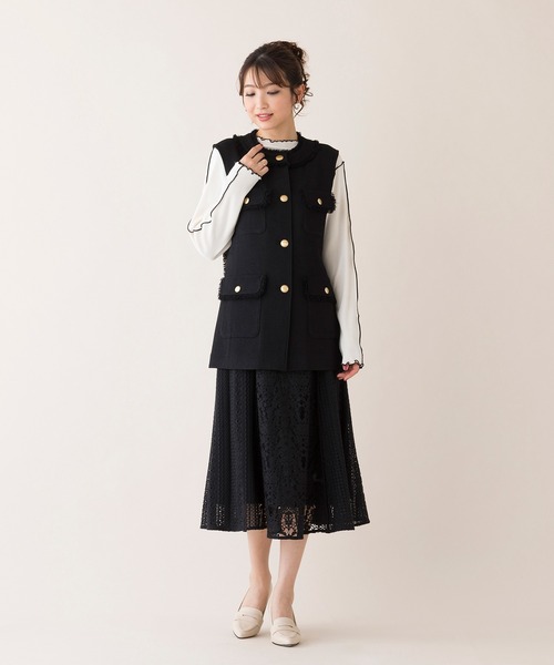 Rose Tiara（ローズティアラ）の「ツイードジレ（ベスト）」 - WEAR