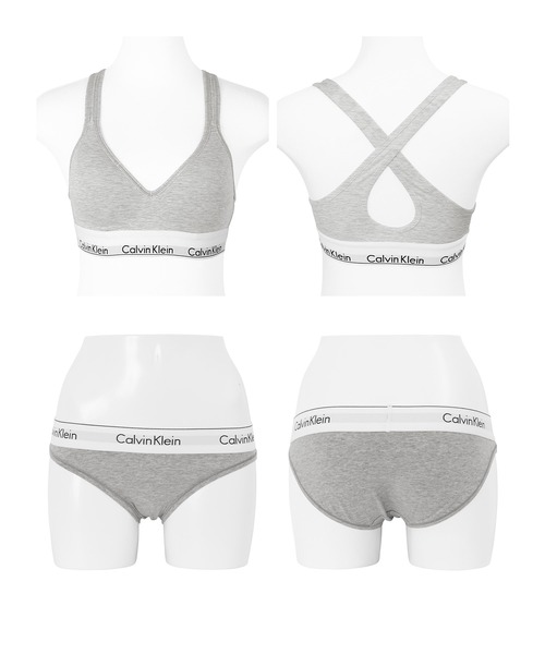 Calvin Klein（カルバン・クライン）の「Calvin Klein カルバンクライン ブラ＆ショーツ ブラセット 上下セット レディース アンダーウェア 下着 スポブラ セットアップ（ブラ&ショーツ・レディース・ブラック系その他/グレー系その他/グレー/ブラック/ピンク/ピンク系その他・1/4/7/8/5/6/2/3）」の18枚目の写真