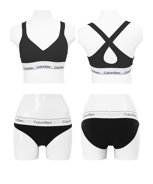 Calvin Klein（カルバン・クライン）の「Calvin Klein カルバンクライン ブラ＆ショーツ ブラセット 上下セット レディース アンダーウェア 下着 スポブラ セットアップ（ブラ&ショーツ・レディース・ブラック系その他/グレー系その他/グレー/ブラック/ピンク/ピンク系その他・1/4/7/8/5/6/2/3）」の17枚目の写真