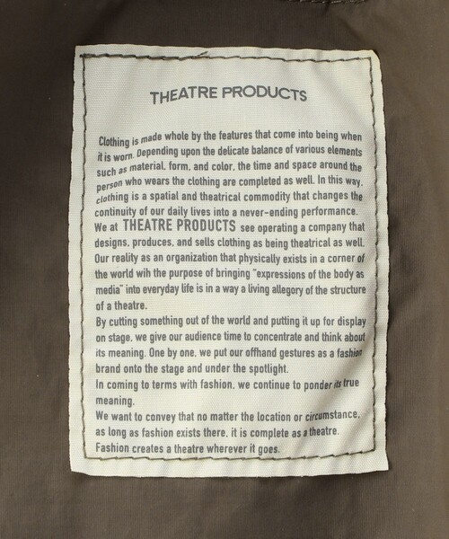 FREAK'S STORE（フリークスストア）の「THEATRE PRODUCTS × FREAK'S STORE/シアタープロダクツ 別注 2WAY ギャザーショルダーバッグ（ショルダーバッグ・レディース・ナチュラル/ブラウン/ブラック・ONE SIZE）」の6枚目の写真